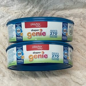 NEW 4 Baby Diaper Genie Refills Complete Elite Essentials Holds 1000+ Playtex +